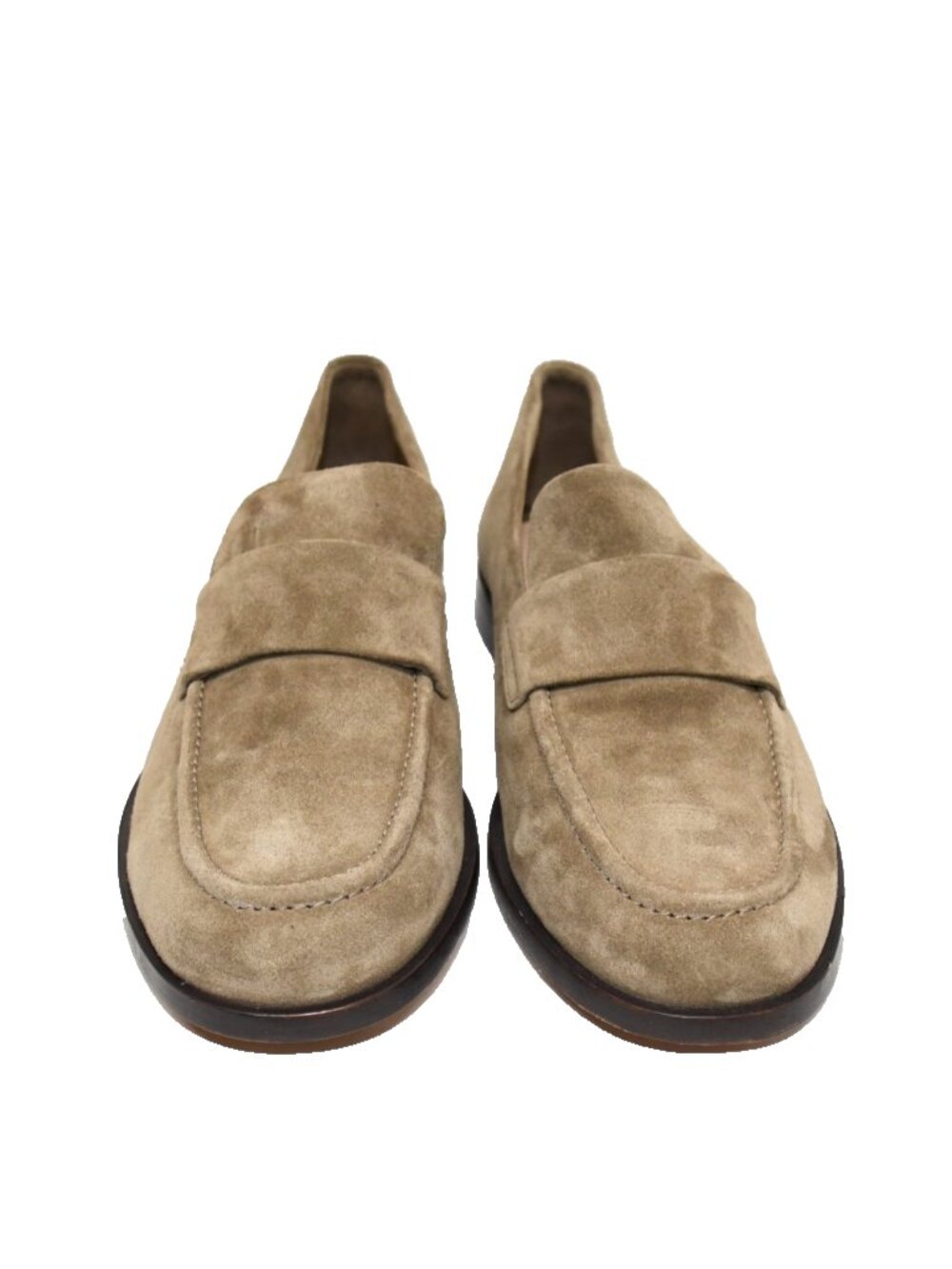New! Vince Men's Montebello Suede Penny Loafers Flint Brown 9.5M US DD538 - Picture 6 of 7